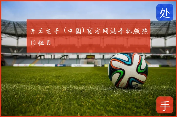 开云电子 (中国)官方网站手机版热门栏目